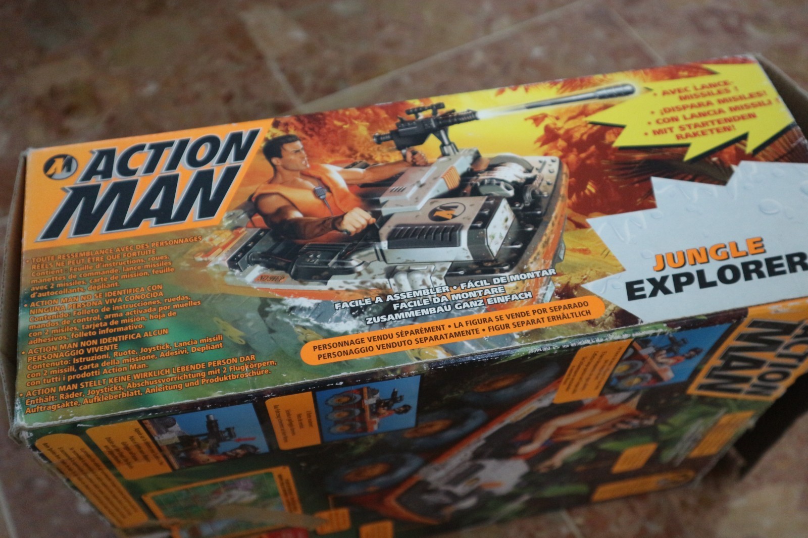 Hasbro ACTION MAN JUNGLE EXPLORER & SPACE EXPLORER Toy Boxed