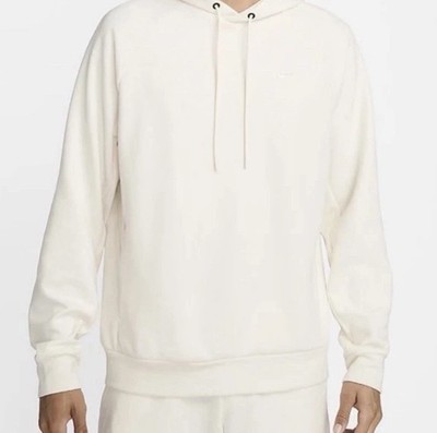 Nike Primary Dri-FIT UV Pullover Hoodie Men s Large Pale Ivory FZ0969-110