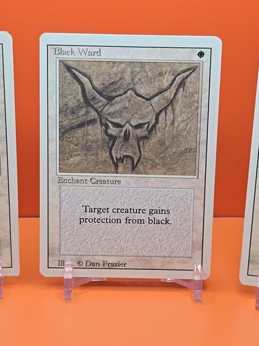 ⚪️⚪️⚪️ (4) 1994 MAGIC The Gathering BLACK WARD REVISIONATO 3° EDIZIONE GIOCATO ⚪️⚪️⚪️ - Foto 4 di 10