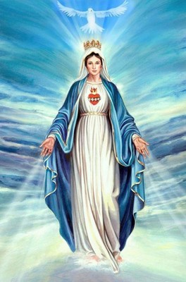 Virgin Mary , the Virgin of Immaculate Conception, Catholic Photo 8.5x11 Size