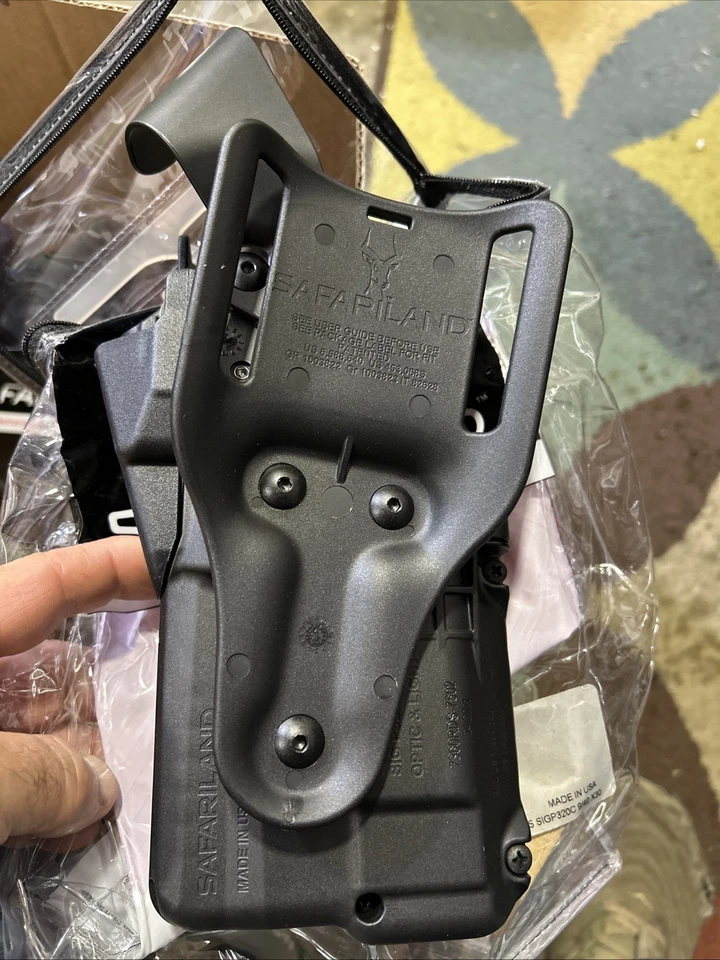 Safariland Right Handed Duty Holster - Sig Sauer P320RX Carry Level 3 - Image 2 of 4