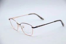 NEW ADRIENNE VITTADINI AV 626 BLK/ROSE GOLD BLACK AUTHENTIC EYEGLASSES 49-16