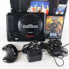 Vintage Sega Genesis Video Game Console 16 Bit Power Altered Beast W/ Box