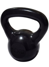 Pro Fitness Cast Iron 16kg Kettlebell - Black.