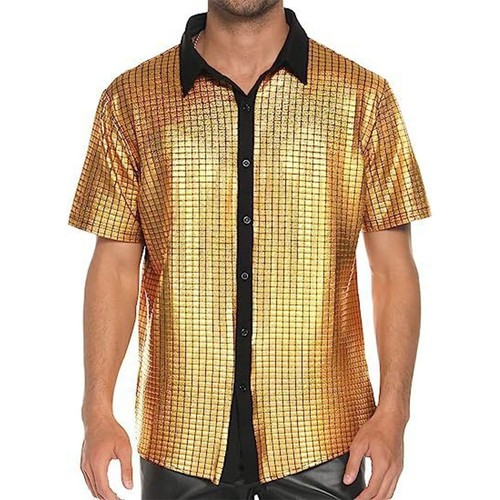 Men\'s Formal Shirt Casual Printed Shirt Club Daily Wear All-season Wear - Picture 8 of 17