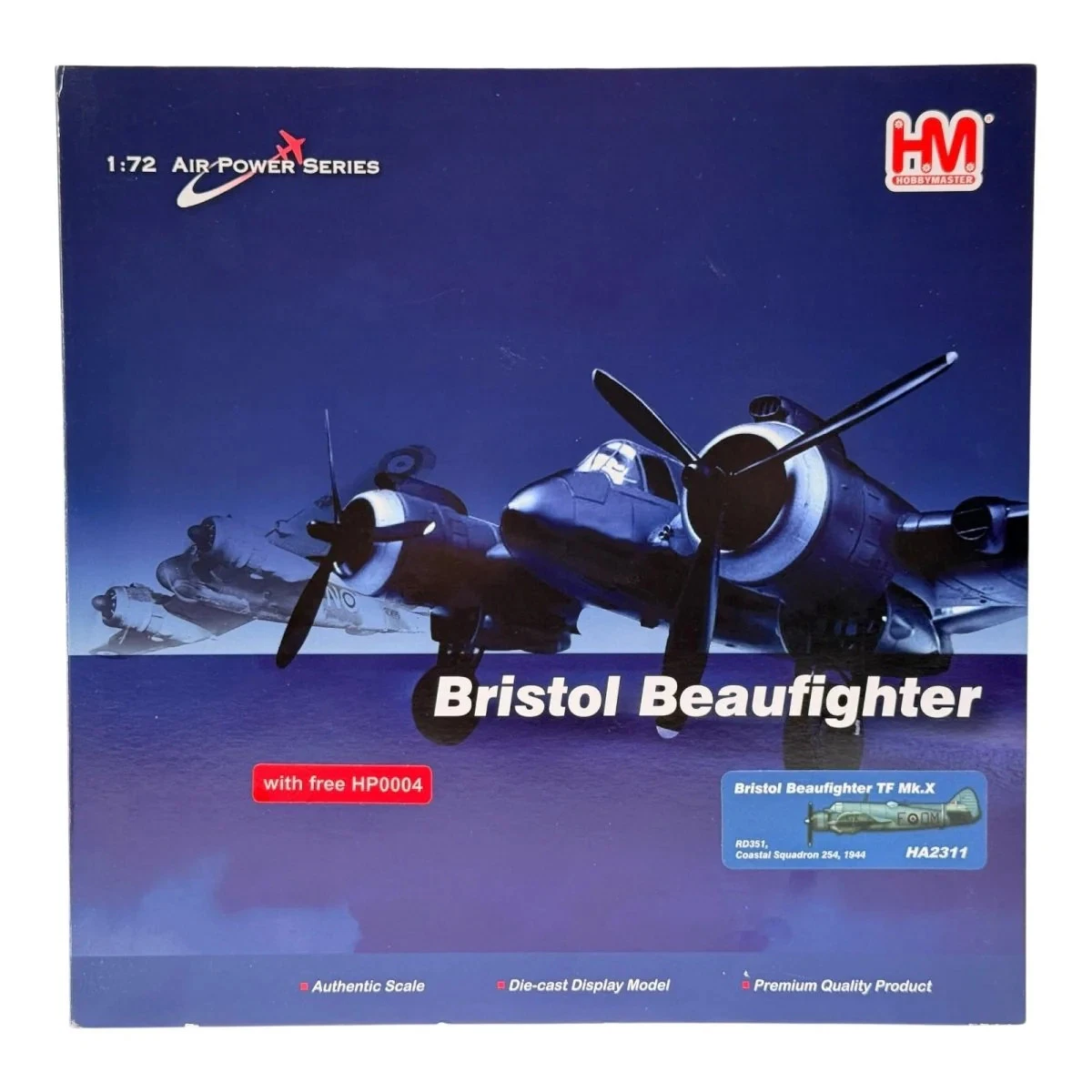 Hobby Master Diecast Aircraft & Spacecraft Bristol 1:72 Scale for