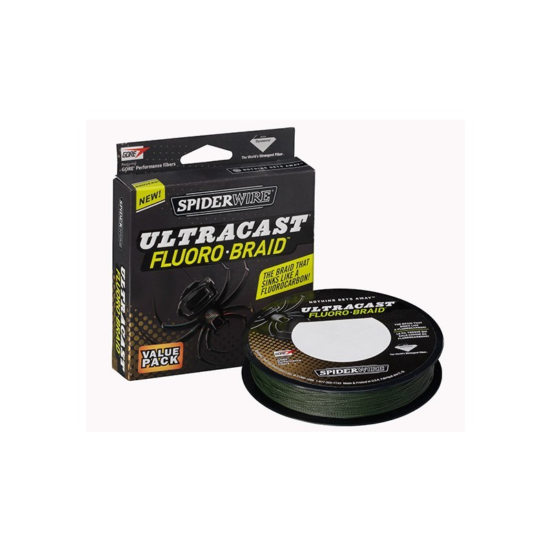 Spiderwire Ultracast Fluorobraid 040mm 43kg 250m Green Geflochtene Schnur 11490₽