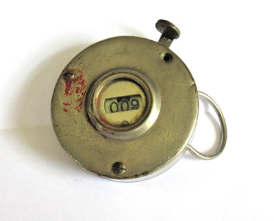 Vtg 3 Digit Hand Counter Tally Conductor Business