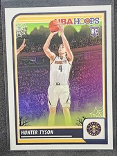 2023-24 Hoops Haunted Hoops #29 Hunter Tyson Rookie Basketball Card. rookie card picture