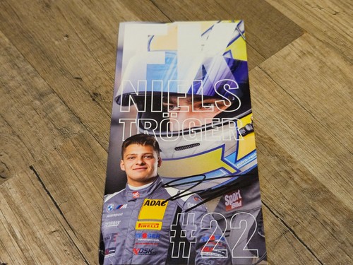 Autogramm NIELS TRÖGER #22 ADAC GT4 Germany 2025 BMW Motorsport autograph