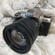 Heisei Retro Nikon F 35mm SLR Film Camera with Tamron 28-200mm Lens, Used