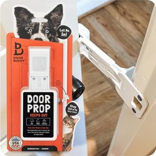 Door Mount Cat Door Stopper, Ideal for Feeding Stations and Litter Boxes