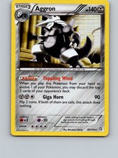 Aggron 80/124 Holo Rare Dragons Exalted Pokemon Lightly Played