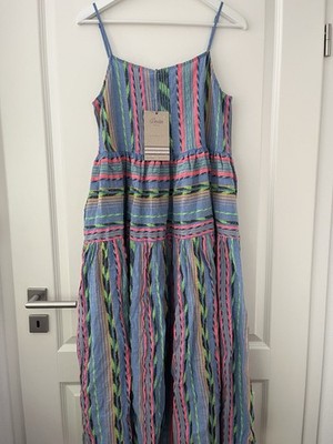 NEU Devotion Twins Maxikleid Kleid Midi Gr. S Apatits blau pink
