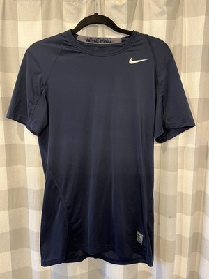 Nike Performance Pro Dri Fit Fitted Fitness Navy Small Shirt