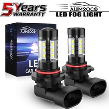 For Jeep Led Fog Light Kit 2x H10 Bulbs Conversion Driving Lamp Super Bright
