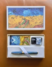 GORGEOUS Visconti Van Gogh Wheatfield with Crows Fountain Pen (B) - gift box+ink