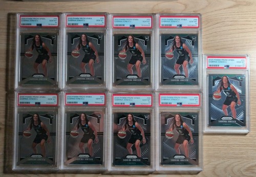 2020 Panini Prizm Sabrina Ionescu 89 - PSA 10 - Nine Card Lot