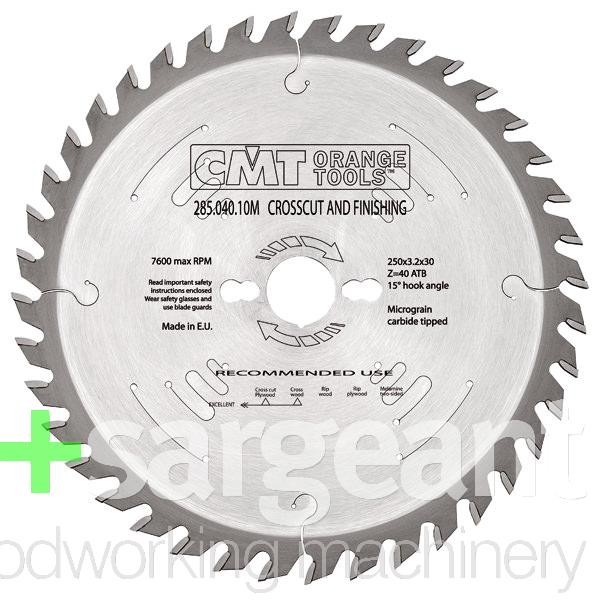 CMT 285 Finishing Circular Saw Blade D-550 d-30. Z-96 B-4.2 Price is Inc VAT@20%