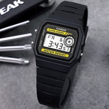 Casio F-94WA-9DG Unisex Black Digital Watch Original New