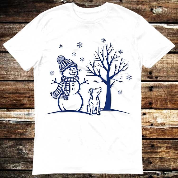 A Quiet Christmas Day A Camisa de Navidad Azul y Blanco Meme Regalo Camiseta Divertida 6381