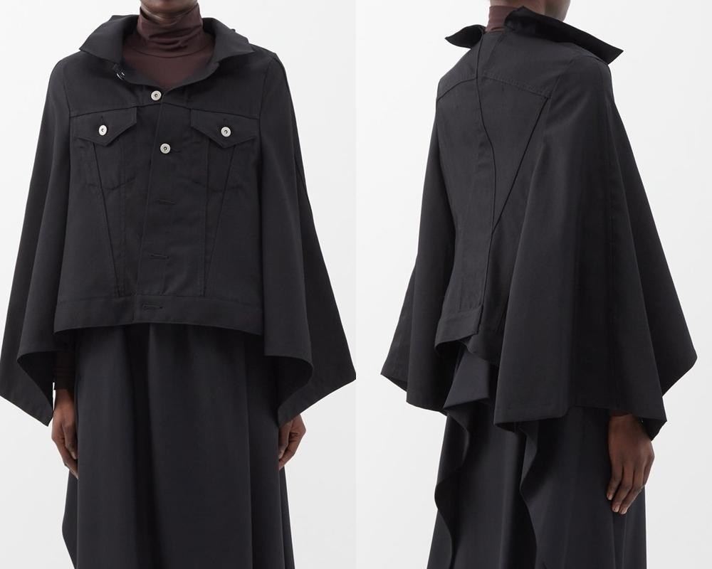 ジャケット・アウター Acka shaggy cape coat NEW ZARA 2024 BROWN TAUPE SHORT CAPE JACKET COAT S-M L-XL