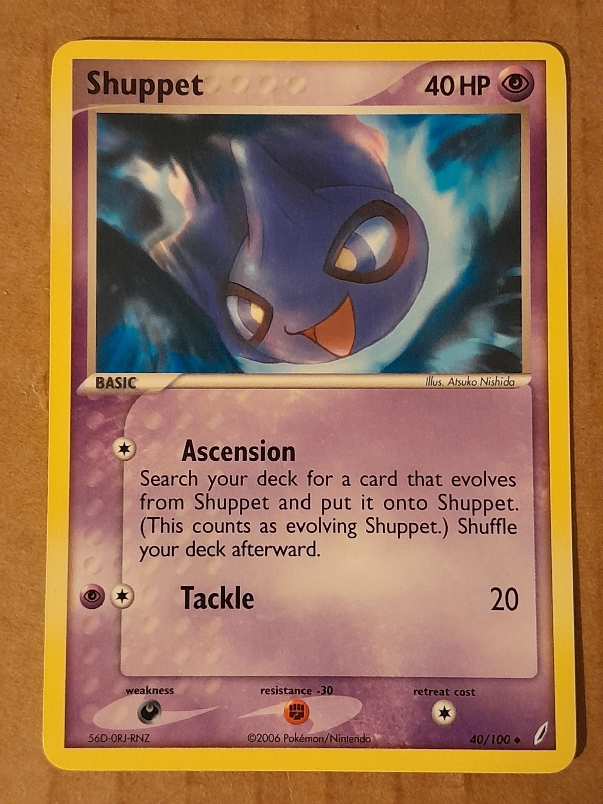 Pokemon Shuppet 40/100 Crystal Guardians NM-MT See Pictures