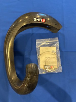Like New E-Line Carbon Fiber Pipe Guard MPG25017 For Husqvarna & KTM