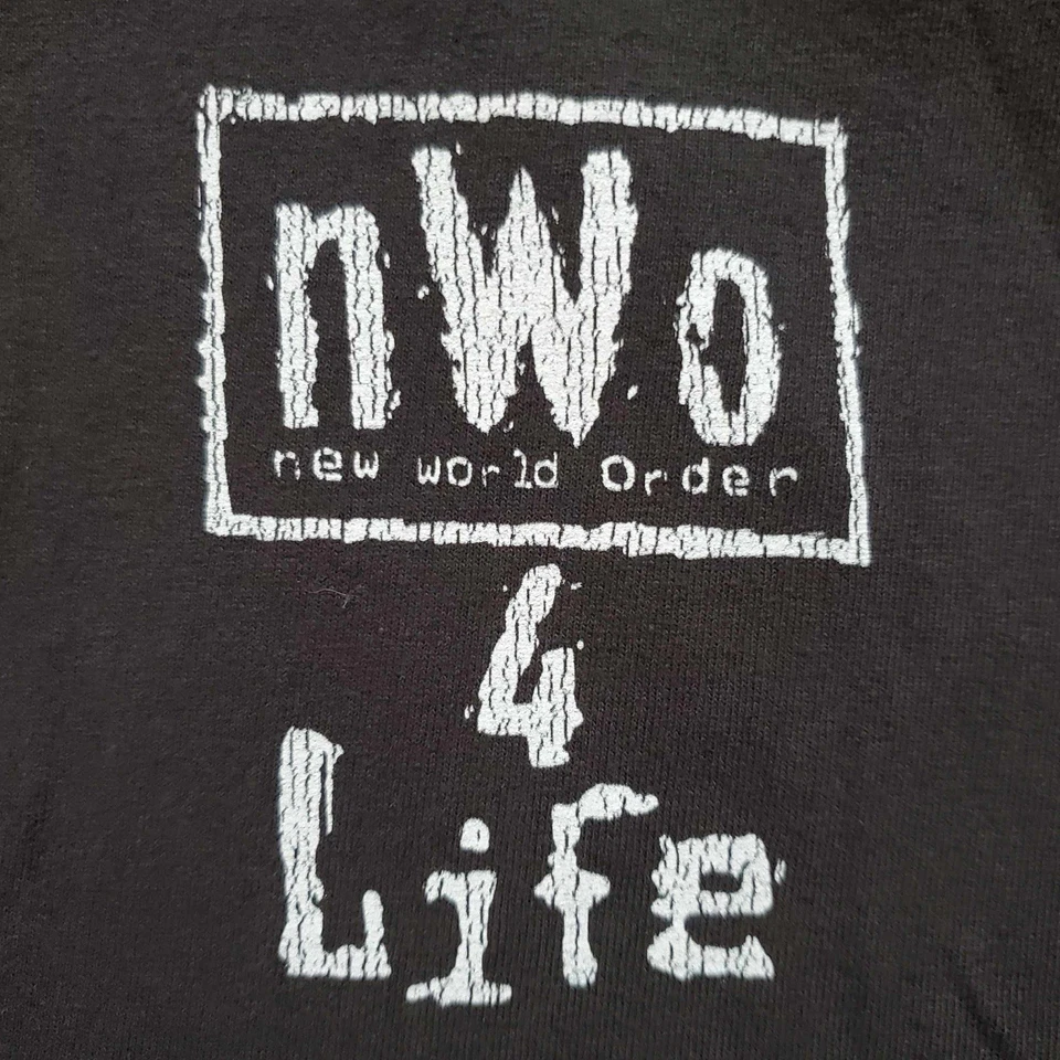Camiseta sin mangas Hulk Hogan NWO 4 Life para hombre XL doble cara Foto 2 de 4
