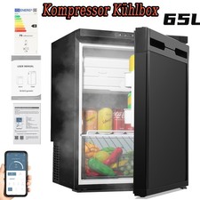 Compressore Frigo Box 65L Due Camere Congelatore Campeggio Frigorifero 12V/24V APP