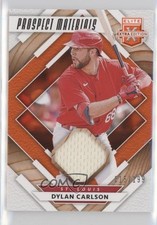 2020 Panini Elite Extra Edition Prospect Materials Orange /199 Dylan Carlson o7m
