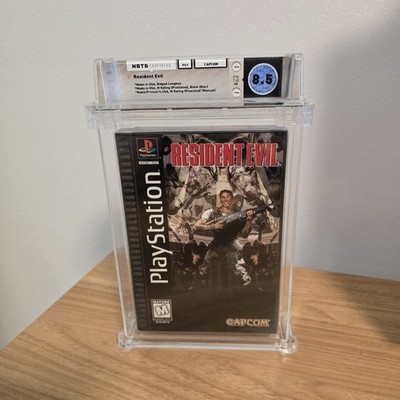 WATA 8.5 Resident Evil 1 Long Box Playstation 1 Ps1 CIB ovp vga psa Capcom