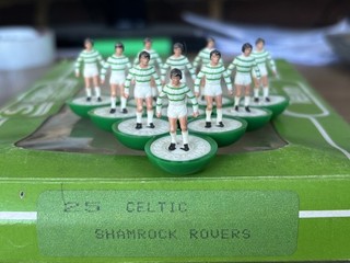 SUBBUTEO LW MP TEAM REF 25 CELTIC & SHAMROCK ROVERS IN ORIGINAL REF BOX.