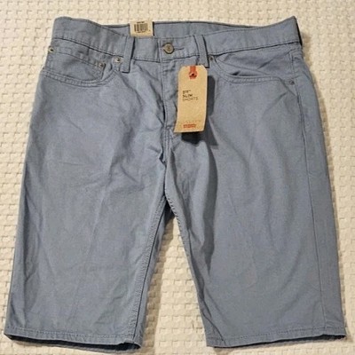 Levis 511 Slim Stretch Shorts 34x11 Blue NEW With Tags