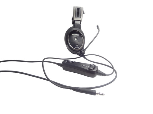 Bose A20 ANR Helicopter Headset Single U174 Plug Controller - Free shipping