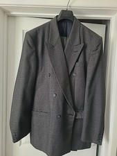 Mans Two Piece Suit 42 Jacket Trousers 36 Waist