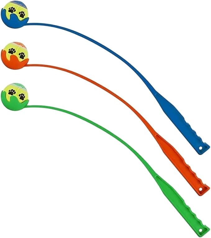 Pet Ball Launcher - Dog Ball Thrower with Ball for Fetch Training Chucker Ball
