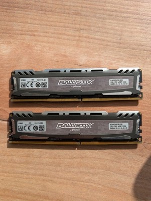 2x 4GB Crucial Ballistix Sport BLS4G4D240FSB.8FBD 2400 MHz DDR4