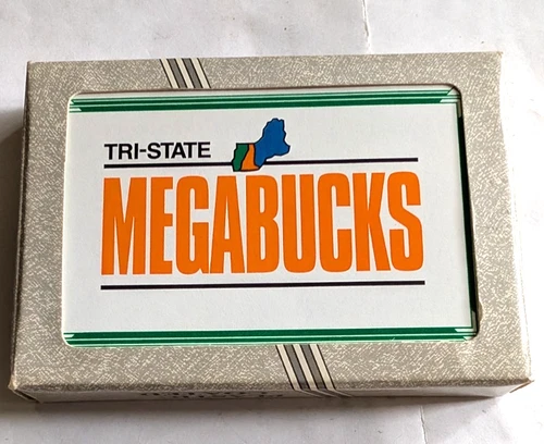 1996 full deck TRI-STATE MEGABUCKS playing cards in box