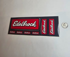VINTAGE EDELBROCK STICKER SET EQUIPMENT RACING AUTOMOTIVE PERFORMANCE CAR SPEED — photo 2