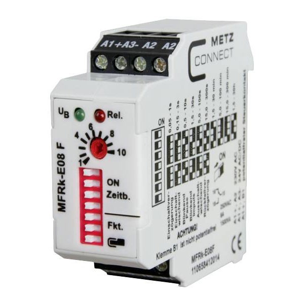 Metz Connect MFRk-E08 TDR Timer Relay 230V 10 Ranges 7 Functions