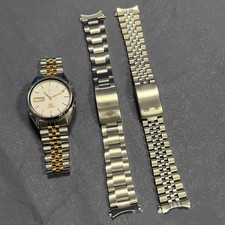 19mm Curved End Stainless Steel Strap for Seiko SNXS73 SNXS79 SNXS79K SNXS77K