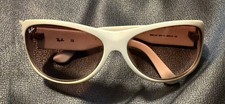 Ray Ban RB2148 white frame sunglasses currently big shave from the late 2000s.