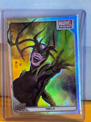 Hela  2023 UD Marvel Platinum  Rainbow #31 Nice