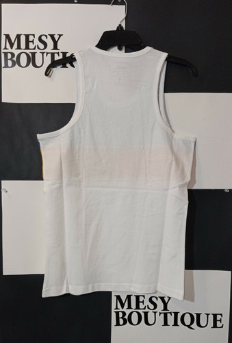 Ecko Unltd Mens Originals T-Shirt Bubble Graf Tank Sleeveless White Size Small - Picture 6 of 6