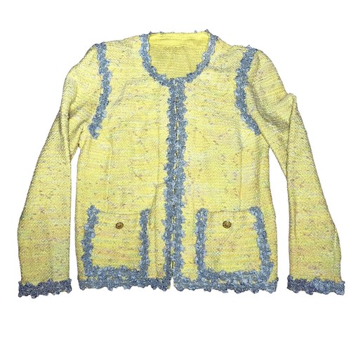 Vintage 1960s Handmade Blazer Jacket Cardigan Pastel Tweed One Of A Kind S/M EUC - Bild 3 von 24