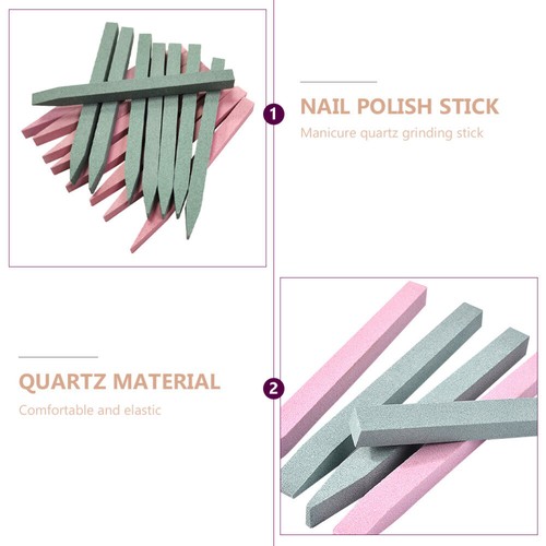 à prix réduit 12 Pcs Nail Polissage Fichier Verre Lime À Ongles Polissage Bloc