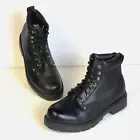 Original Rugged Outback Vegan leather Work Boots Black 789 Men's Size US 10W