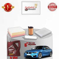 Set Service 4 Filter Und ÖL Bmw Serie 3 F30 320D 147KW 200CV Von 2011->