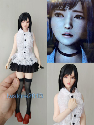 1:6 Hinasaki Miu Girl Obitsu Head Sculpt Fit 12'' Female Phicen JO LD Figure Body